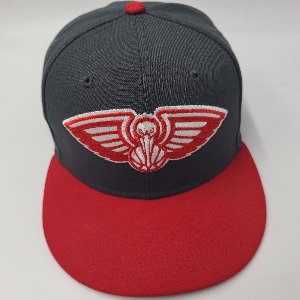 New Orleans‎ Pelicans Hat Snapback New Era 9Fifty Gray Red NBA Basketball Men